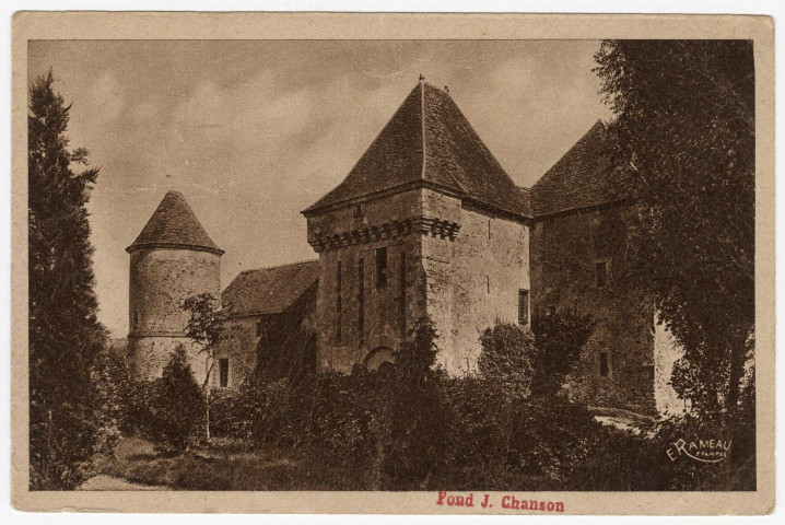 VILLECONIN. - Le château (XVème), côté nord [Editeur Rameau, Jean Chanson, sépia]. 