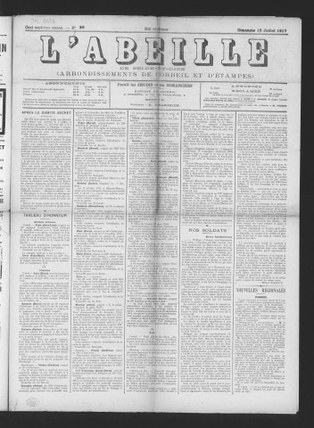 n° 29 (15 juillet 1917)