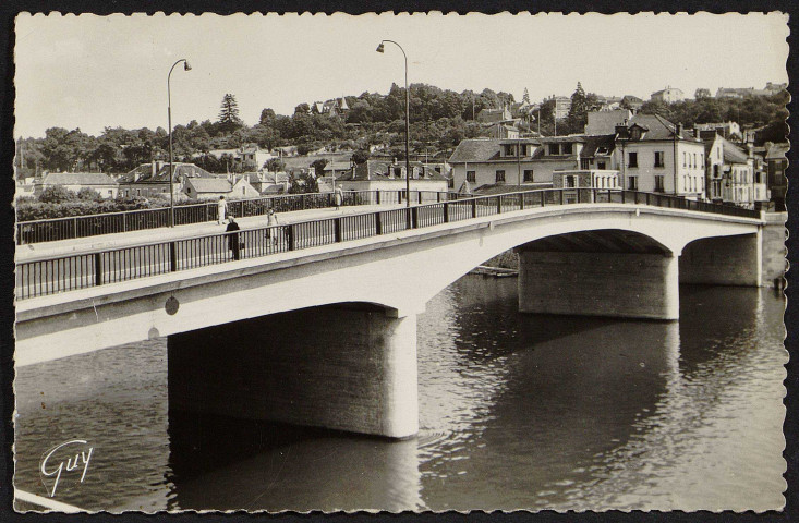 Corbeil-Essonnes.- Le nouveau pont (5 septembre 1955). 