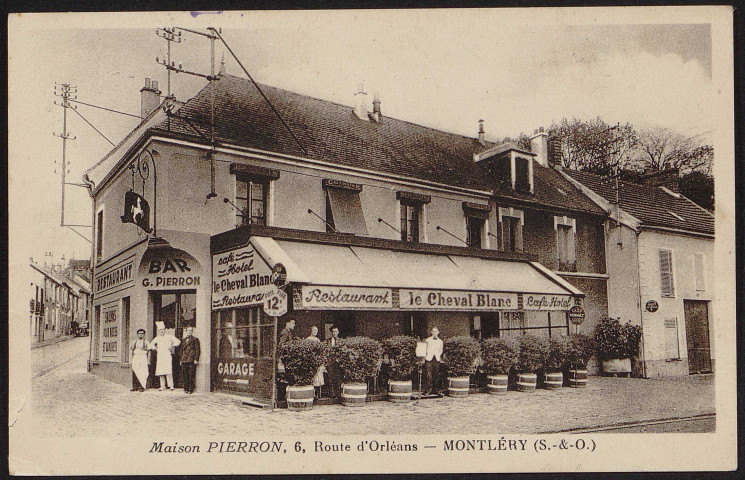 Montlhéry.- Maison Pierron, 6 route d'Orléans. 