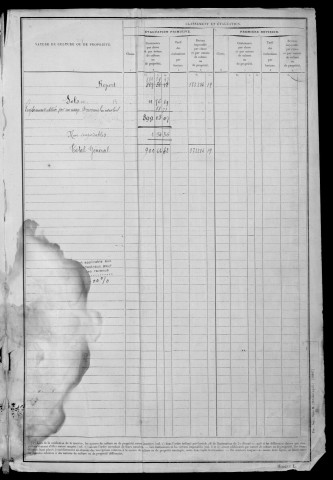 MASSY. - Matrice des propriétés non bâties : folios 1 à 500 [cadastre rénové en 1955]. 