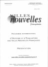 Villes nouvelles françaises. Programme interministériel d'Histoire et d'Evaluation des Villes Nouvelle Françaises. Présentation