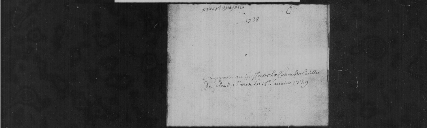 ARPAJON. Couvent-Hôpital Saint-Eutrope. - Baptêmes, mariages, sépultures : registre paroissial (1738-1762) [lacunes : B.M.S. 1746, 1748, 1756-1757, 1760-1761). 