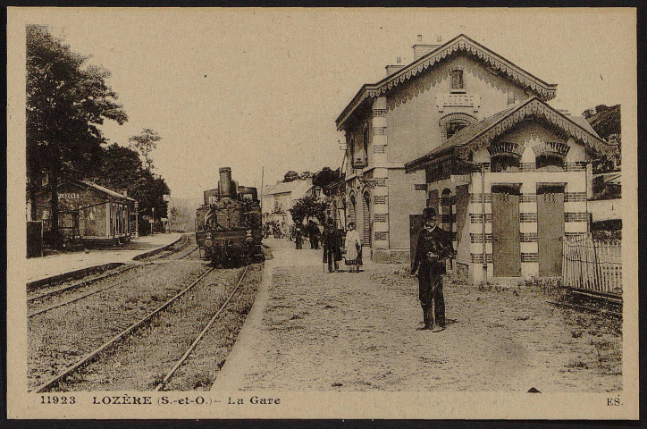 Palaiseau.- Lozère : la gare [1920-1930]. 