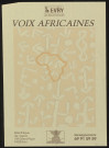 EVRY. - Exposition : voix africaines, Bibliothèque de l'Agora (2000). 