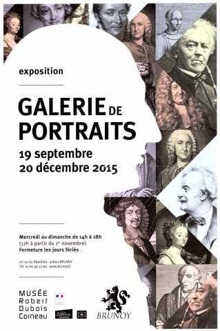 BRUNOY. - Galerie de portraits, 19 septembre - 20 décembre 2015. 