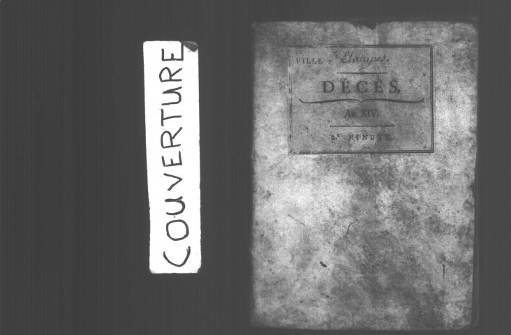 ETAMPES. Décès : registre d'état civil (an XIV). 
