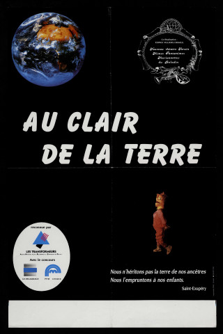 DRAVEIL. - Spectacle de marionnettes : Au clair de la Terre, Espace Villiers-Draveil (1985). 