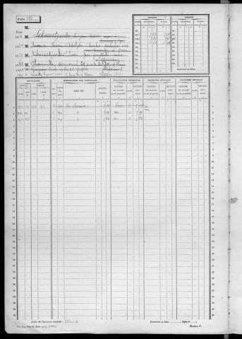 MORSANG-SUR-ORGE. - Matrice des propriétés non bâties : folios 492 à 792 [cadastre rénové en 1959]. 