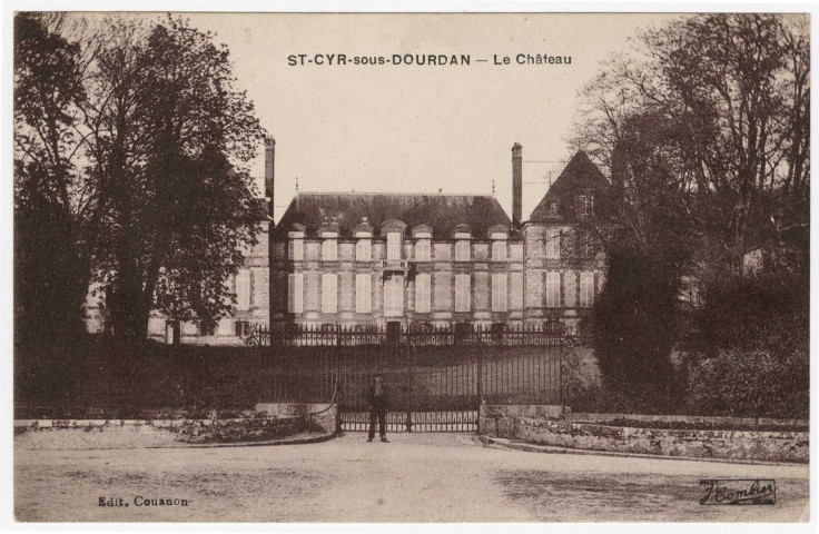 SAINT-CYR-SOUS-DOURDAN. - Bandeville. L'entrée du château [Editeur Couanon, 1929, sépia]. 