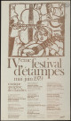 ETAMPES.- 4ème festival d'Etampes. Musique ancienne des flandres : programme culturel, mai-juin 1979. 