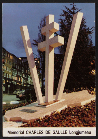 LONGJUMEAU.- Mémorial Charles de Gaulle (1985).