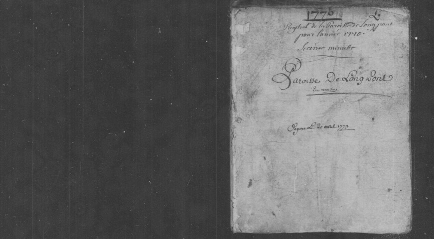 LONGPONT-SUR-ORGE. Paroisse Saint-Barthélémy : Baptêmes, mariages, sépultures : registre paroissial (1759-1770). 