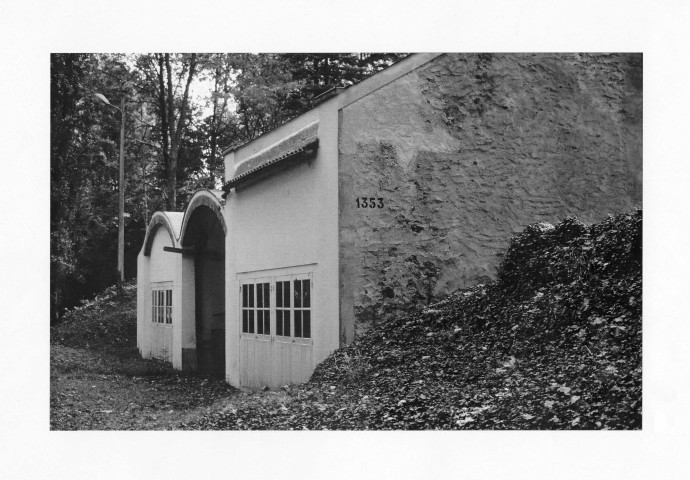 Poudrerie du Bouchet.- Moulin à poudre : vue de la façade.