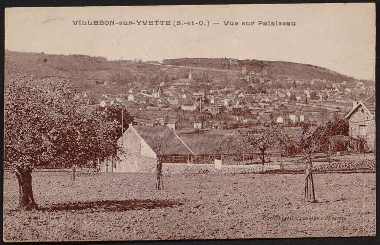 VILLEBON-SUR-YVETTE.- Vue sur Palaiseau (17 août 1934)