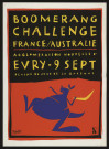 EVRY. - Boomerang Challenge : match France-Australie, Plaine de jeux de la Garenne, [9 septembre 1990]. 