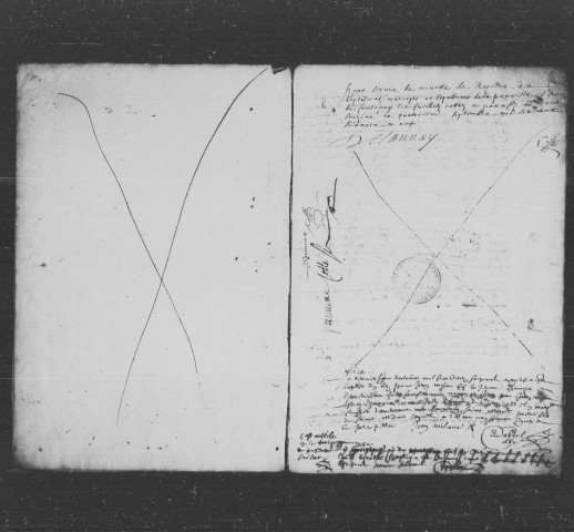 FONTENAY-LE-VICOMTE, paroisse Saint-Rémy. - Registres paroissiaux : baptêmes, mariages, sépultures [1669-1686, 1686-1702, 1703-1712, 1713-1722, 1723-1733, 1734-1742, 1743-1752, 1753-1762] [documents originaux conservés aux Archives municipales de Fontenay-le-Vicomte]. 