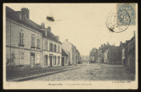 ANGERVILLE. - Grande rue nationale. Edittion BF, 1904,1 timbre à 5 centimes. 