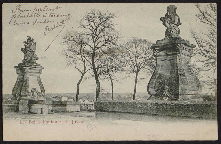 JUVISY-SUR-ORGE.- Les Belles Fontaines de Juvisy (31 mai 1904).