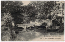 CROSNE. - Le pont de Crosnes sur l'Yerres, Mulard, 1913, 18 lignes, 10 c, ad. 