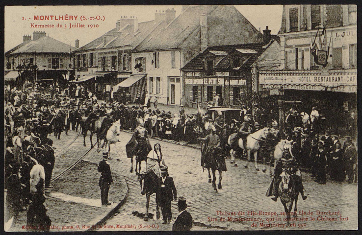 Montlhéry.- Kermesse du 3 juillet 1910 (n° 1). 