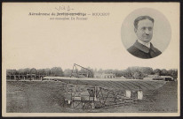 VIRY-CHATILLON.- Port-Aviation. Bouchot sur monoplan De Pischof [1909].