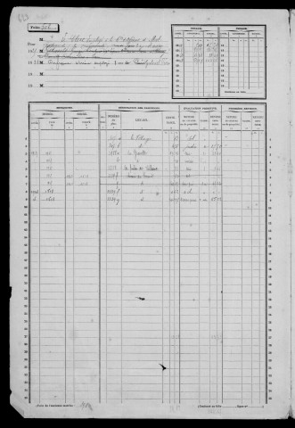 MASSY. - Matrice des propriétés non bâties : folios 501 à 1092 [cadastre rénové en 1955]. 