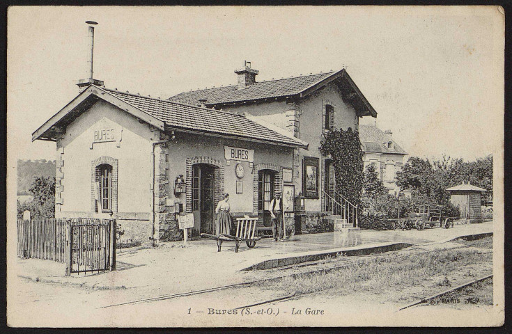 Bures-sur-Yvette.- La gare [1904-1910]. 