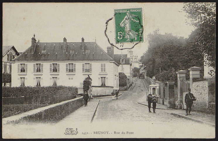 Brunoy.- Rue du Pont [1904-1910]. 