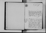 BUNO-BONNEVAUX. Naissances, mariages, décès : registre d'état civil (1861-1875). 