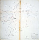 LIMOURS. - Plans d'intendance. Plan noir et blanc, dressé par SCHMID, Ech. 1/100 perches, Dim. 85 x 85 cm. 