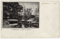 FERTE-ALAIS (LA). - L'église et l'Essonne [Editeur L. des G., sépia]. 