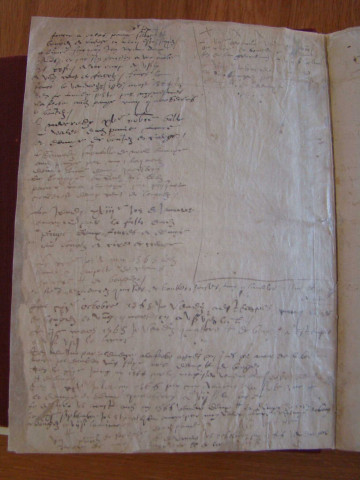 CERNY. - Copie des actes paroissiaux de la collection communale (1563-1743) [copie réalisée par un lecteur]. 