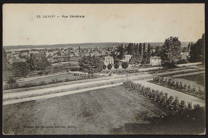 JUVISY-SUR-ORGE.- Vue générale (5 janvier 1919).