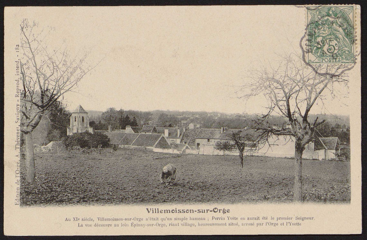 VILLEMOISSON-SUR-ORGE.- Vue générale [1904-1905].