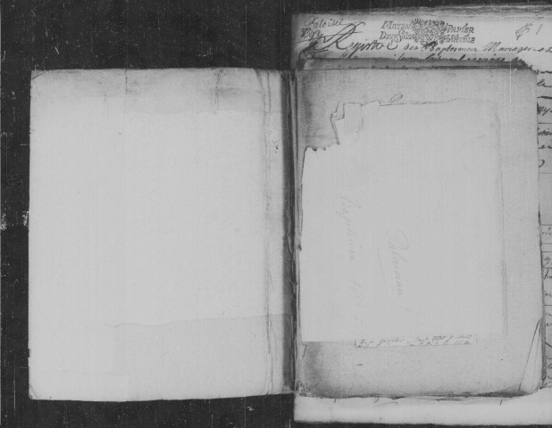 PALAISEAU. Paroisse Saint-Martin : Baptêmes : registre paroissial (1645-1648); baptêmes, mariages, sépultures : registre paroissial (1679-1694). [Lacunes : B.M.S. (1691)]. 