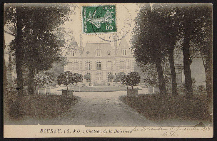 Bouray-sur-Juine.- Château de la Boissière. 