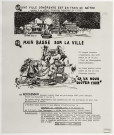 EVRY. - Réunion d'information et référendum pour la mise en place d'une ville regroupant les communes de Bondoufle, Courcouronnes, Evry et Lisses, FIAP d'Evry, 22 janvier 1982. 