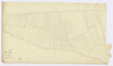 BOISSY-LE-CUTTE. - Section B - Chemin de Cerny (le), 2, ech. 1/1250, coul., aquarelle, papier, 61x105 (1817). 