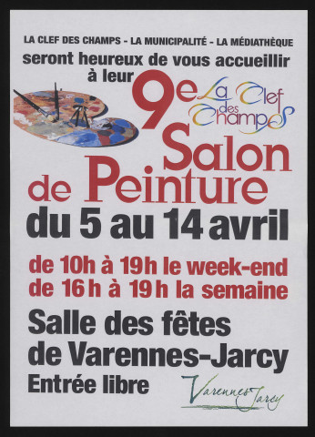 VARENNES-JARCY. - La Clef des Champs, 9e salon de peinture, du 5 au 14 avril. 