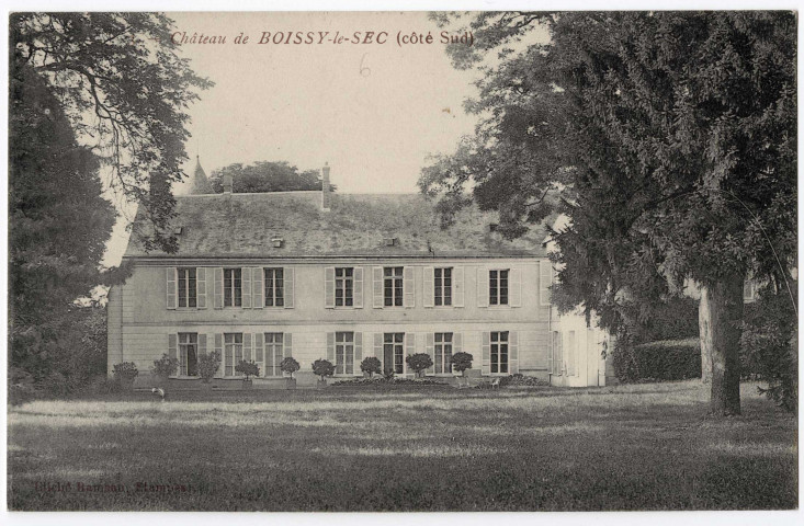 BOISSY-LE-SEC. - Château de Boissy-le-Sec (côté sud), Rameau. 