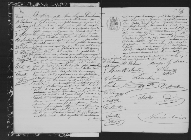 DOURDAN. Mariages : registre d'état civil (1875-1891). 