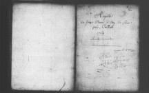 EVRY. Paroisse Saint-Pierre : Baptêmes, mariages, sépultures : registre paroissial (1769-1779). 