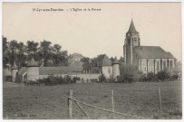 SAINT-CYR-SOUS-DOURDAN. - L'église et la ferme [Editeur Guignan]. 