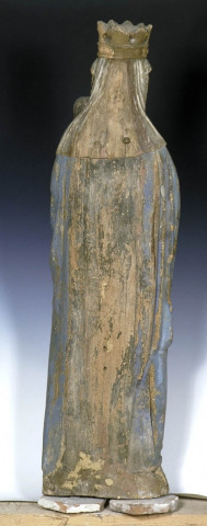 statue : Vierge à l'Enfant à la grappe