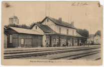 SAINT-MICHEL-SUR-ORGE. - La gare [Editeur Silvestre, 1905, timbre à 5 centimes]. 