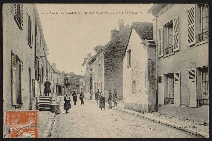 SAULX-LES-CHARTREUX .- La grande rue [1907-1916]. 