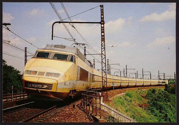 Rame postale du TGV Paris-Charolais (6 juillet 1993).