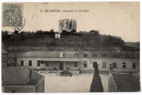 ETAMPES. - Guinette et la gare [Editeur Royer, 1906, timbre à 5 centimes]. 
