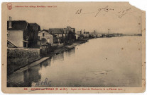 ATHIS-MONS. - Aspect du quai de l'Industrie, le 14 février 1910, Paul Allorge, 1917, 13 lignes. 